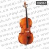 红棉C338型 云杉木面板虎纹枣木配件乌木指板1/4中高级大提琴