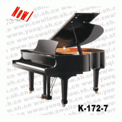 凯伦牌钢琴- K-172-7凯伦钢琴-黑色直脚三角172凯伦钢琴