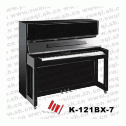凯伦牌钢琴- K-121BX-7凯伦钢琴-黑色直脚立式121凯伦钢琴