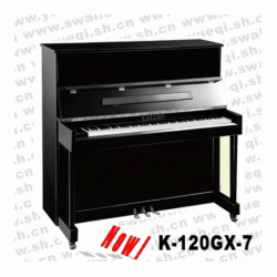 凯伦牌钢琴- K-120GX-7凯伦钢琴-黑色直脚立式120凯伦钢琴