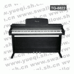 吟飞牌电钢琴-TG8822吟飞电钢琴-哑光栗壳色重锤88键吟飞数码电钢琴