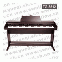 吟飞牌电钢琴-TG-8812吟飞电钢琴-栗色亚光重锤88键吟飞数码电钢琴