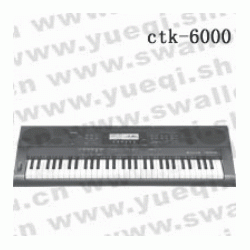 卡西欧牌电子琴-CTK-6000卡西欧电子琴-61键卡西欧电子琴