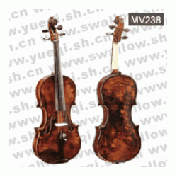 红棉牌小提琴-V238红棉小提琴- 云杉木面板仿古油漆酸枝配件4/4升档红棉小提琴