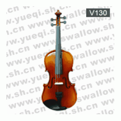 红棉牌小提琴-V130红棉小提琴- 云杉木面板仿乌木配件4/4初学者红棉小提琴