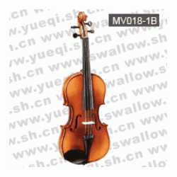 红棉V018型 云杉木面板移印虎纹仿乌木配件3/4初学小提琴