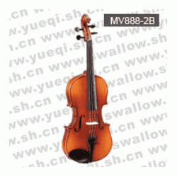 红棉V888型 云杉木面板虎纹仿乌木配件1/2升档小提琴
