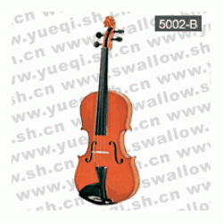 红燕牌5002-B云杉木手工画线面板仿乌木配件金属拉弦板4/4普级小提琴