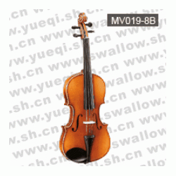 红棉V019型 云杉木面板移印虎纹金边仿乌木配件1/8初学小提琴