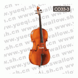红棉C033型 云杉木面板虎纹枣木配件乌木指板3/4中高级大提琴