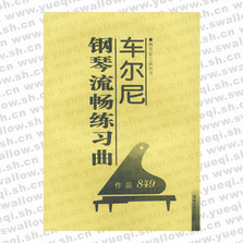 车尔尼钢琴流畅练习曲：作品849――钢琴家之旅丛书