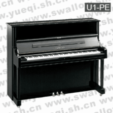 雅马哈牌U1-PE光面乌黑色直脚121立式钢琴