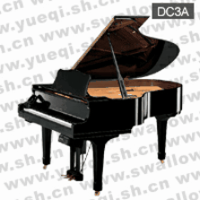 雅马哈牌钢琴-DC3A雅马哈钢琴-光面乌黑色直脚自动演奏三角186雅马哈钢琴