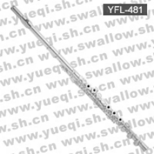 雅马哈牌YFL-481型C调镀银开孔中级长笛