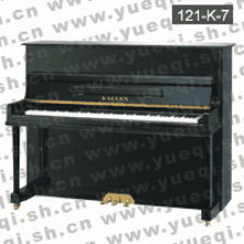 凯伦牌钢琴-KA121-K-7凯伦钢琴-黑色直脚立式121凯伦钢琴