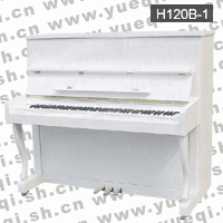 海曼牌钢琴-H120B-1海曼钢琴-白色立式120海曼钢琴