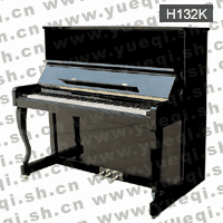 海曼牌钢琴-H132K海曼钢琴-黑色立式132海曼钢琴