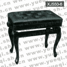 凯伦牌XJ550-6专业系列人造革木制升降黑色钢琴凳
