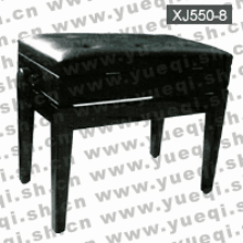 凯伦牌XJ550-8专业系列人造革木制升降黑色钢琴凳