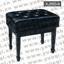 凯伦牌XJ550-9专业系列人造革木制升降黑色钢琴凳
