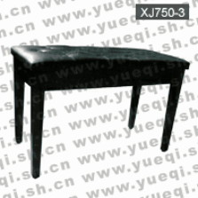 凯伦牌XJ750-3专业系列人造革木制黑色钢琴凳