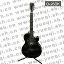 迷笛牌FL0-19CBK椴木夹板枫木配件40寸民谣吉他(黑色)