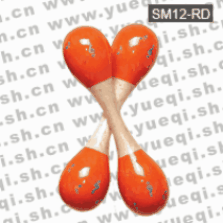 红燕牌SM12-RD红色双头木制砂球