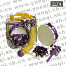 红燕牌ZLT4紫色4件幼儿打击乐器教具套装