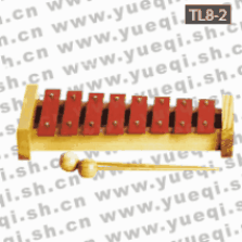 红燕牌TL8-2红色铝板琴