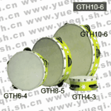 红燕牌GTH10-6绿色铃鼓(25cm)