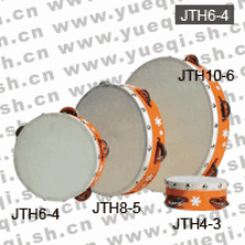 红燕牌JTH6-4桔色铃鼓(15cm)