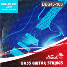 红棉牌DBS45-100彩盒真空包装标准型电贝司套弦