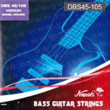 红棉牌DBS45-105彩盒真空包装低亮型电贝司钢丝套弦