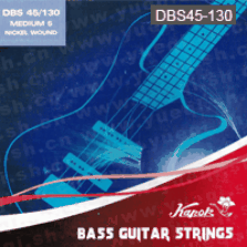红棉牌DBS45-130彩盒真空包装宽音型电贝司钢丝套弦