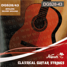 红棉牌古典吉他-DGS28-43彩盒真空包装红棉古典吉他张力尼龙套弦