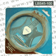 红棉牌LBS45-100简易吸塑包装含拨片标准型电贝司钢丝套弦