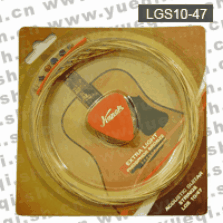 红棉牌LGS10-47简易吸塑包装含拨片高亮型红棉电声吉他钢丝套弦
