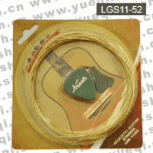 红棉牌LGS11-52简易吸塑包装含拨片中亮型电声吉他钢丝套弦