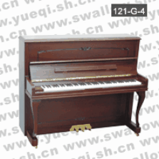凯伦牌钢琴-KA121-G-4凯伦钢琴-樱桃色古典弯脚立式121凯伦钢琴