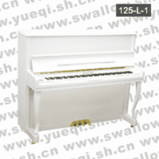 凯伦牌钢琴-KA125L-1凯伦钢琴-白色弯脚125立式凯伦钢琴