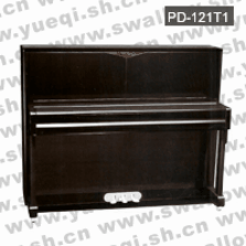 威腾牌钢琴-PD-121T1威腾钢琴-黑色直脚121立式威腾钢琴