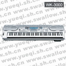 卡西欧牌电子琴-WK-3000卡西欧电子琴-76键卡西欧电子琴