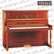 凯伦牌钢琴-KA123-G-3凯伦钢琴-樱桃色古典直脚立式123凯伦钢琴