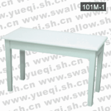 凯伦牌101M-1木制双人白色钢琴凳