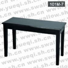 凯伦牌101M-7木制双人黑色钢琴凳