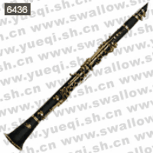 迷笛牌单簧管-6436型迷笛单簧管-降B17孔仿乌木镀金迷笛单簧管