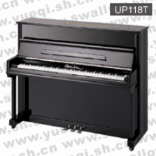 珠江牌UP118T黑色丁字琴脚118立式钢琴