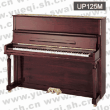 125珠江牌钢琴-UP125M珠江钢琴-红木色直脚立式125珠江钢琴