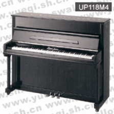 118珠江牌钢琴-UP118M4珠江钢琴-黑色丁字脚立式118珠江钢琴