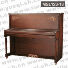 马歇尔牌钢琴-MSL123-13马歇尔钢琴-黑色直脚立式123马歇尔钢琴